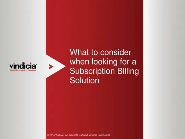 What to Consider When Looking for a Subscription Billing Solution