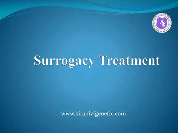 Surrogacy treatment