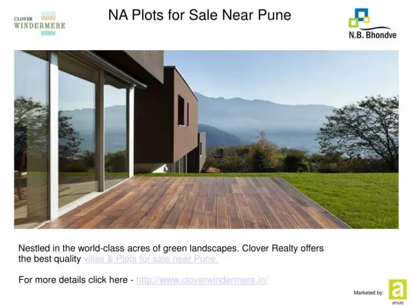 NA Plots for Sale Near Pune