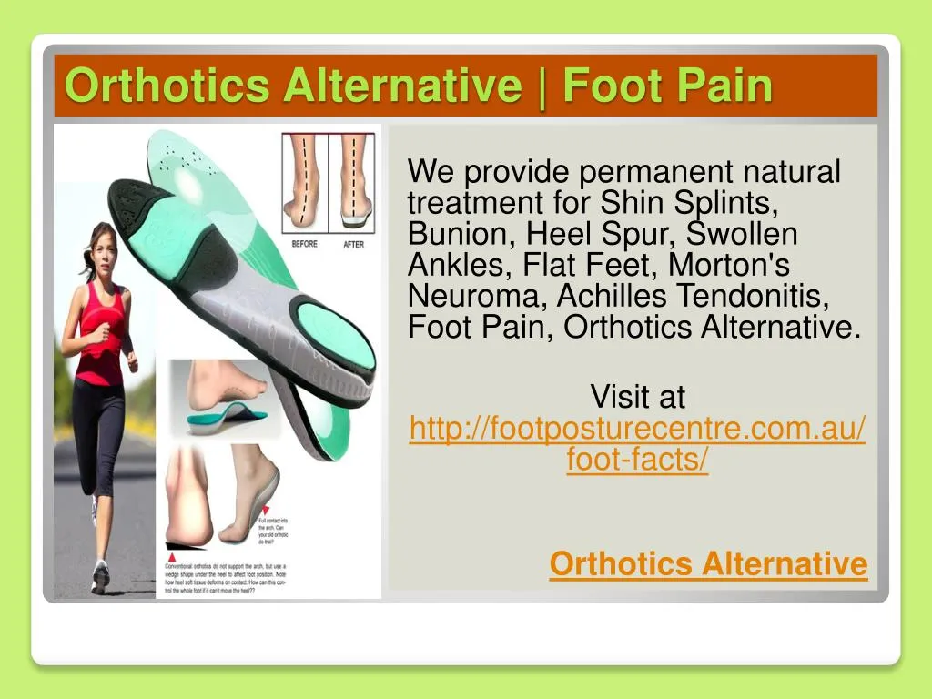 orthotics alternative foot pain