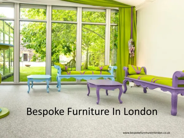 Bespoke Furniture In London