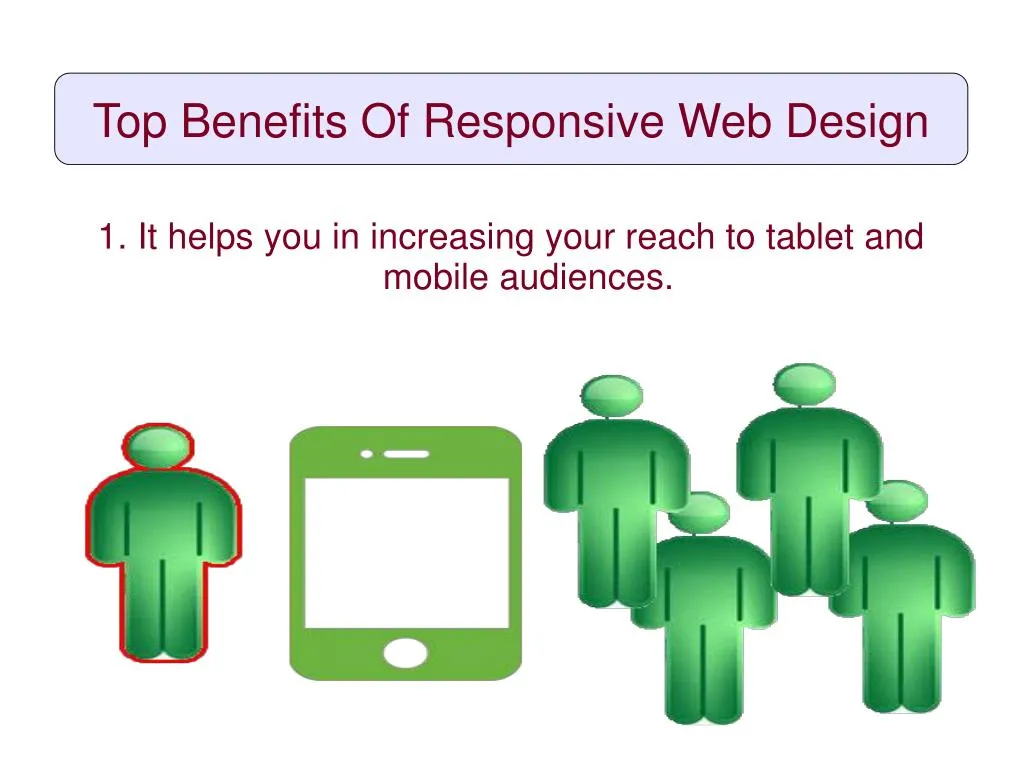 1 it helps you in increasing your reach to tablet and mobile audiences
