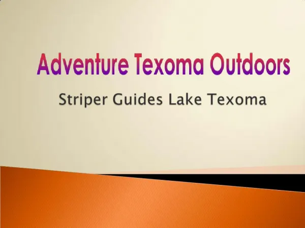 Striper Guides Lake Texoma
