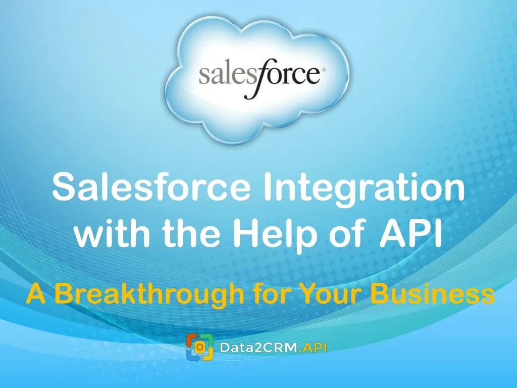 salesforce integration with the help of api