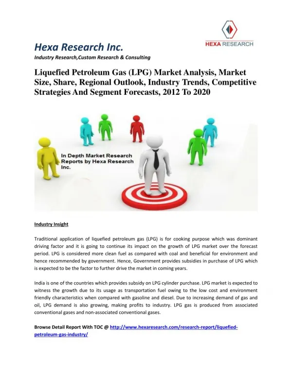 Liquefied Petroleum Gas (LPG) Market Analysis, Market Size, Share, Regional Outlook, Industry Trends, Competitive Strate
