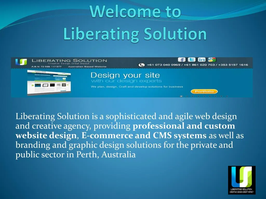 welcome to liberating solution
