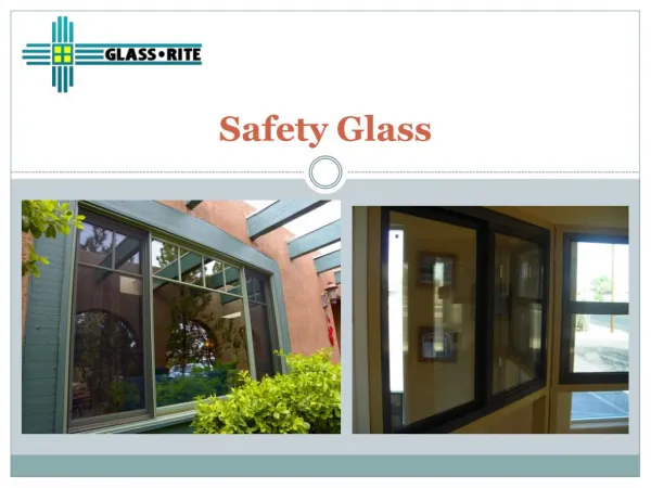 Safety Glazing