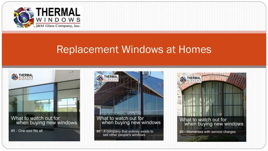 replacement windows at homes