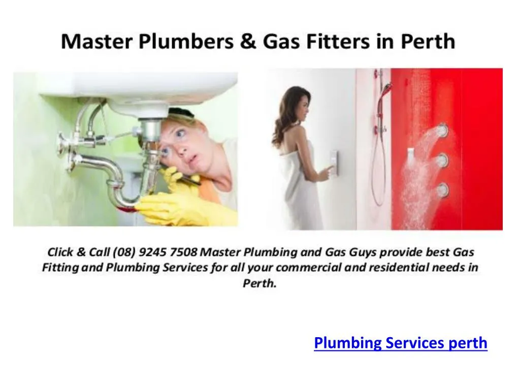 plumbing services perth