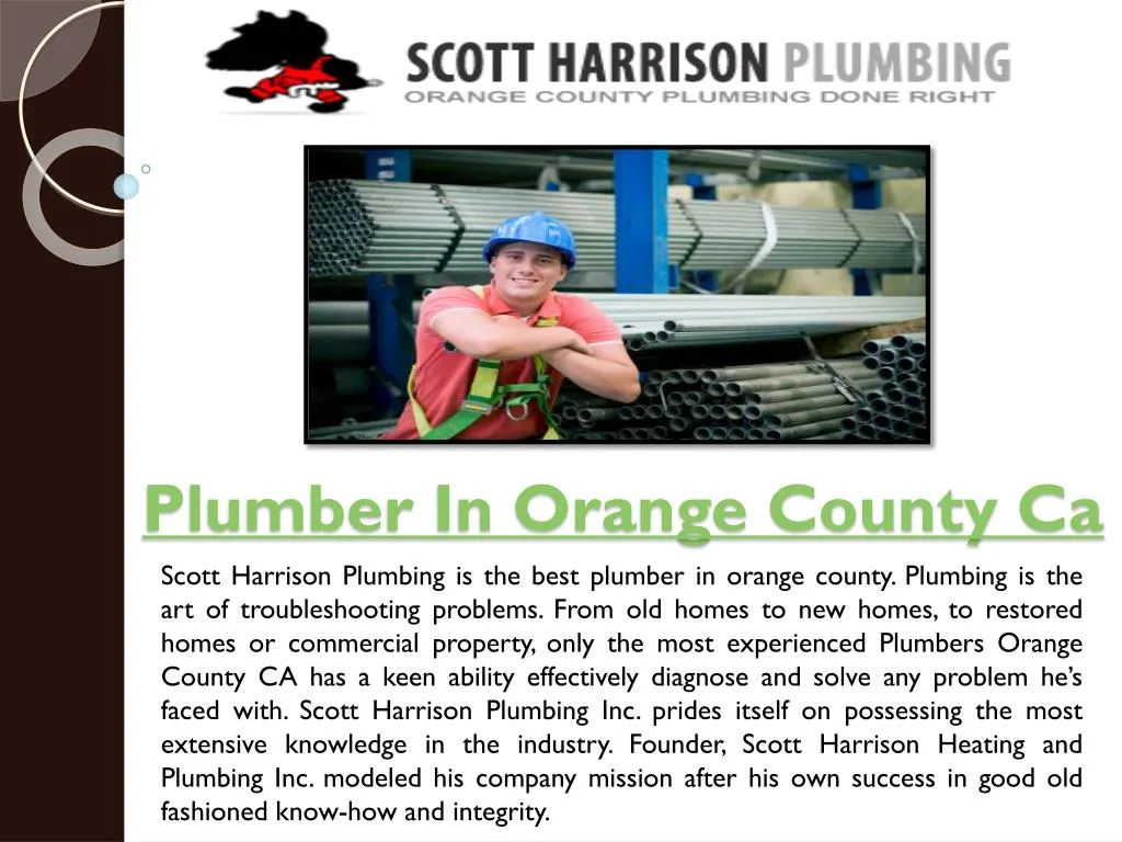 plumber in orange county ca