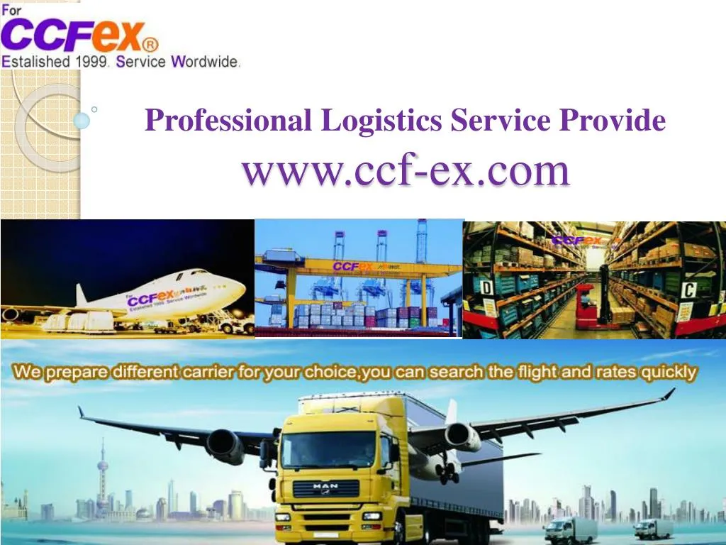 p rofessional logistics service provide www ccf ex com