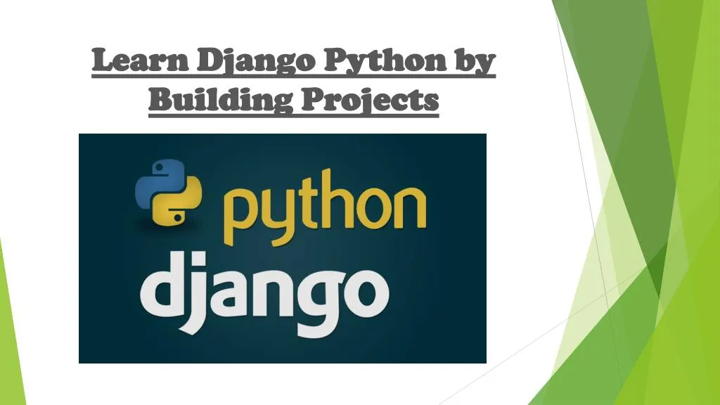 learn django python by building p rojects