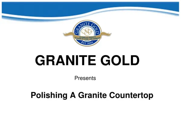 Polishing A Granite Countertop