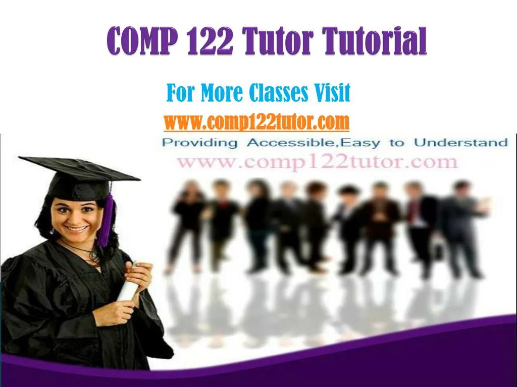 comp 122 tutor tutorial