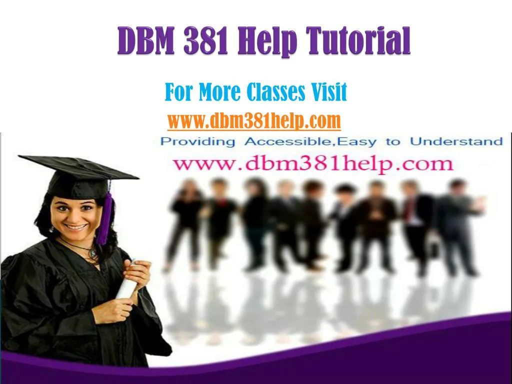 dbm 381 help tutorial