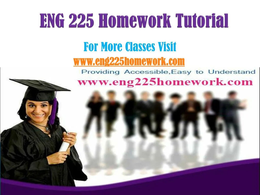 eng 225 homework tutorial
