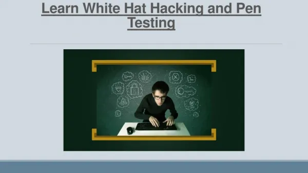 Learn Ethical Hacking and Pen Testing Online! Enroll Now! Use Coupon Code to avail 70% OFF!!