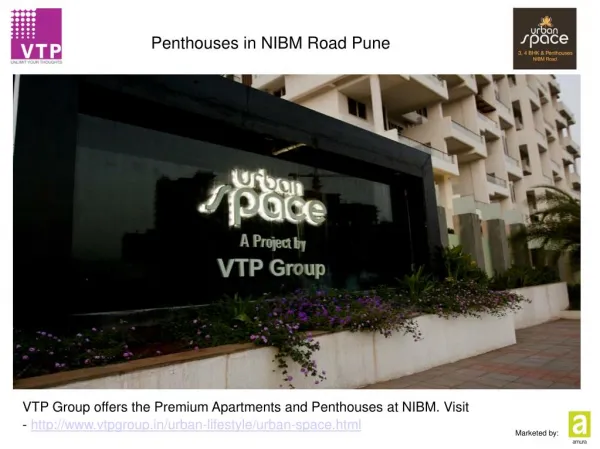 VTP - Urban Space - Penthouses in NIBM Road Pune