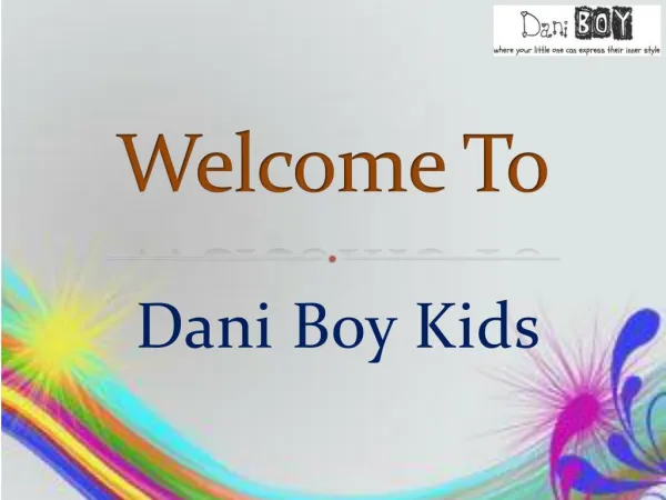 Dani Boy Kids Ppt