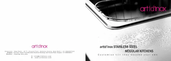 Customized Modular Kitchens in Stainless Steel from Arttdinox