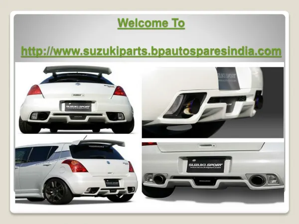 Online Buy Suzuki Car Parts
