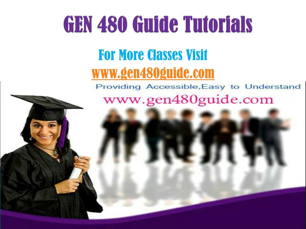 gen 480 guide tutorials