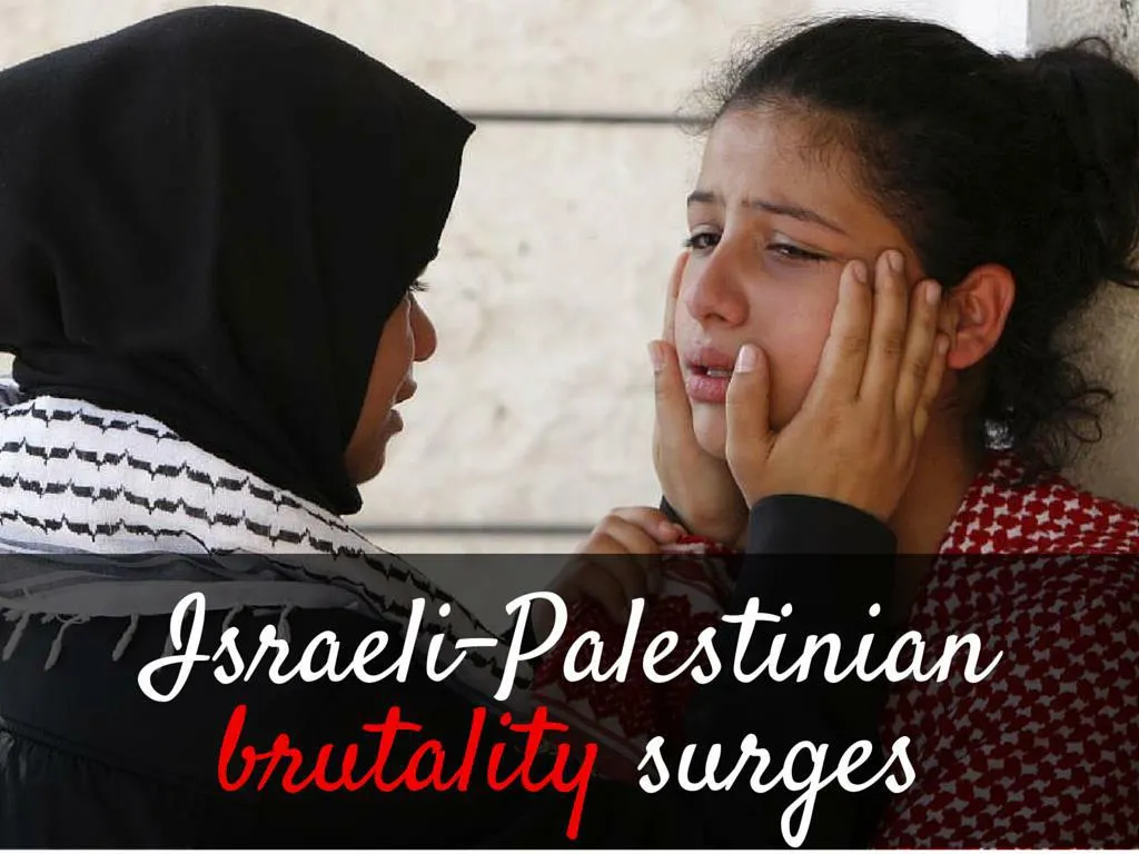 israeli palestinian violence surges