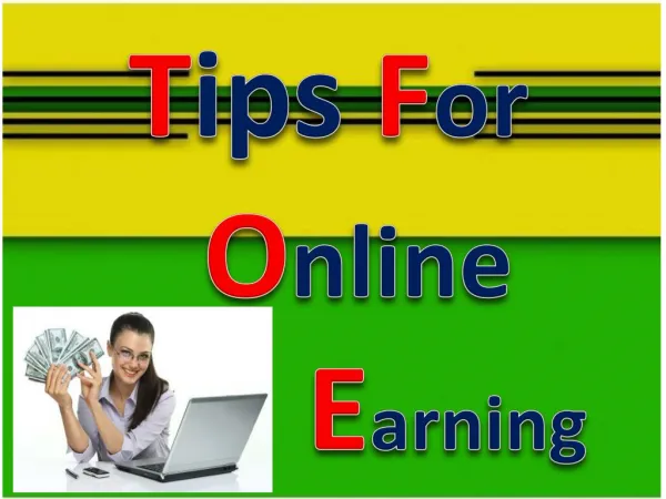 Tip for online earning
