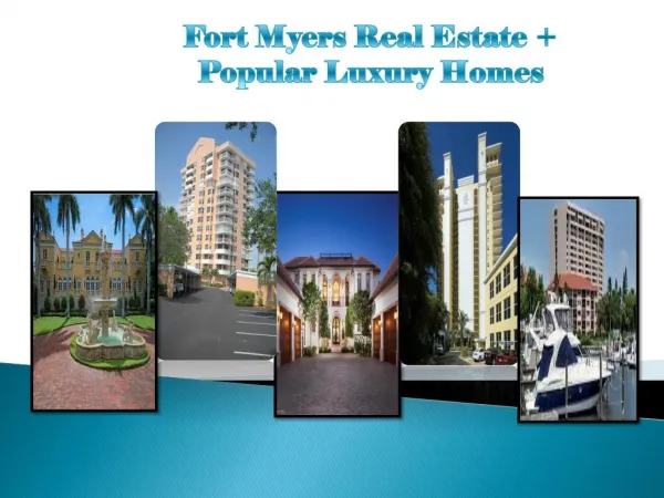 #Fort Myers Real Estate Services