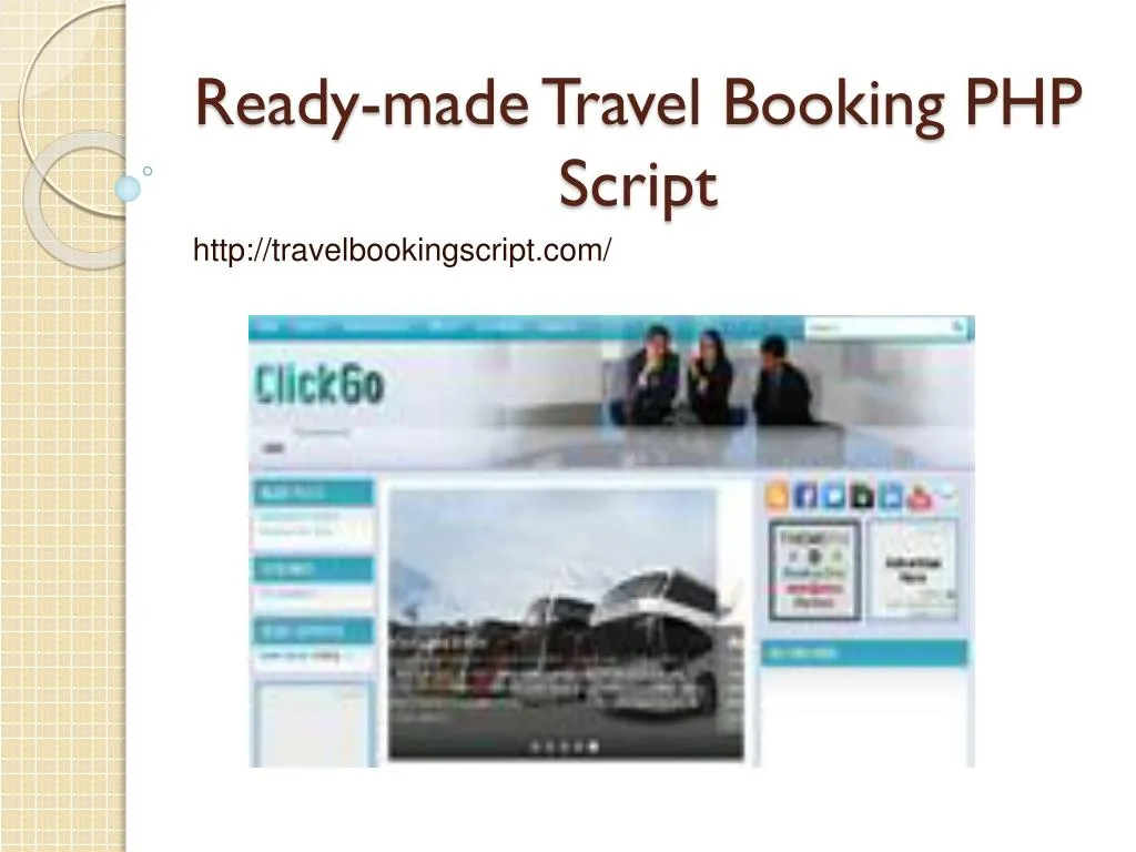 ready made travel booking php script