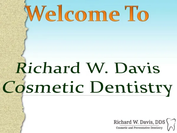 Dr. Richard Davis Ppt