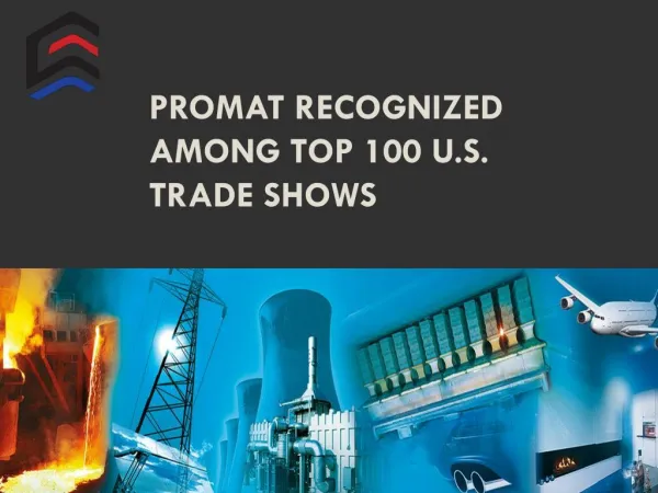 ProMat recognized among top 100 U.S. trade shows