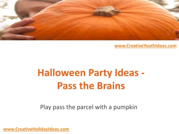 Halloween Party Ideas - Pass the Brains