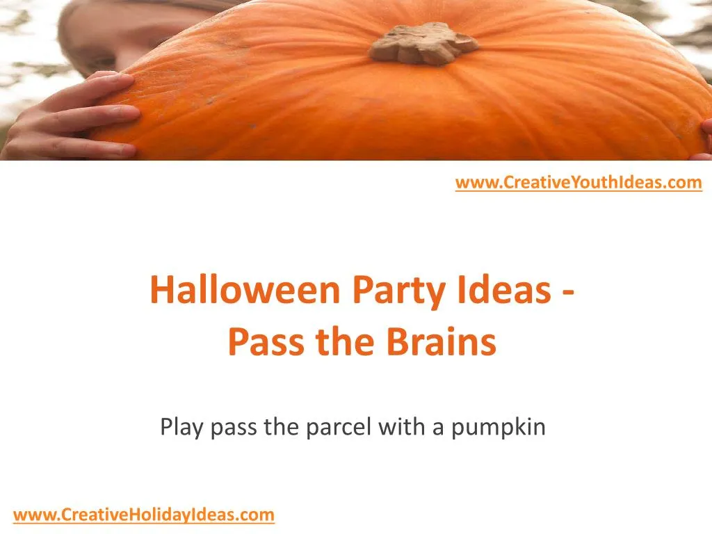 halloween party ideas pass the brains