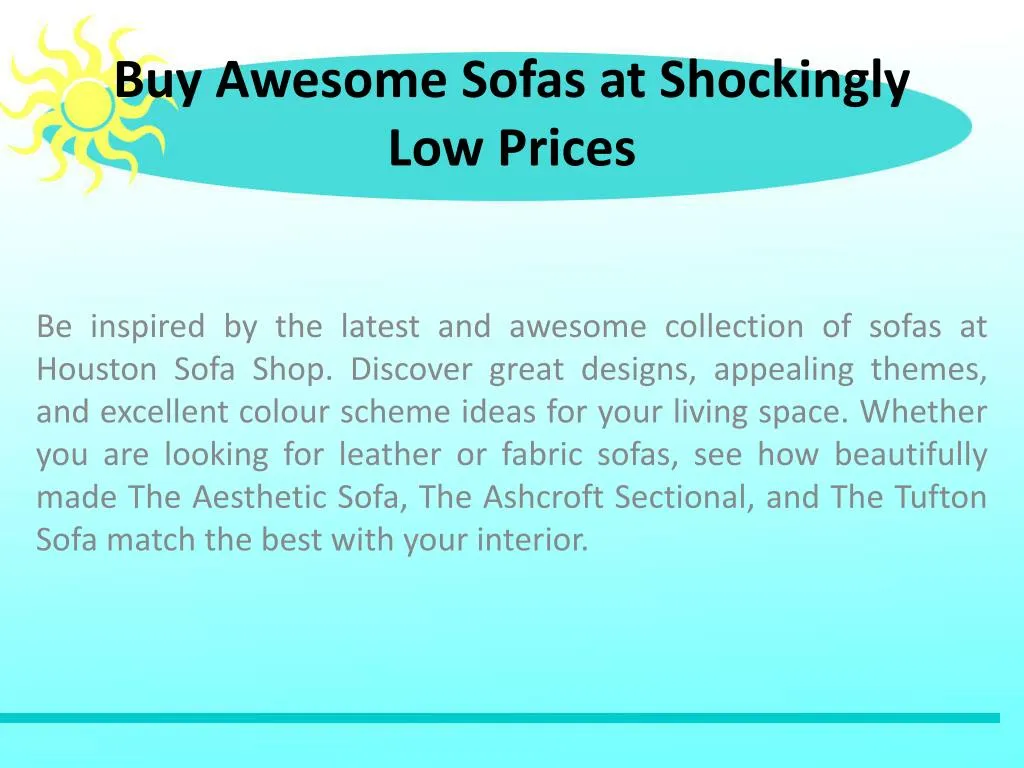 buy awesome sofas at shockingly low prices