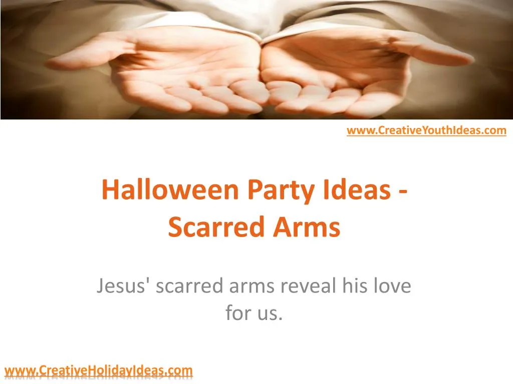 halloween party ideas scarred arms