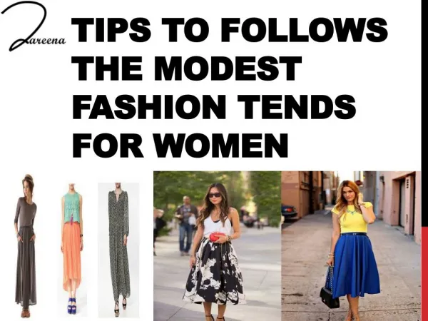 Tips to Follows the Modest Fashion Tends for Women