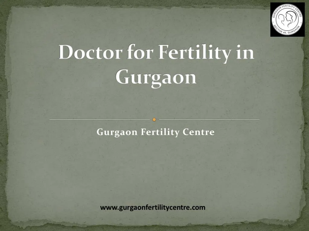 doctor for fertility in gurgaon