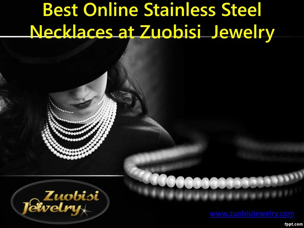 best online stainless steel necklaces at zuobisi j ewelry