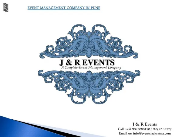 Event Management Company in Pune