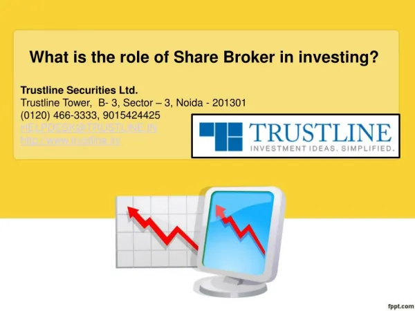 What is the role of share broker in investing?