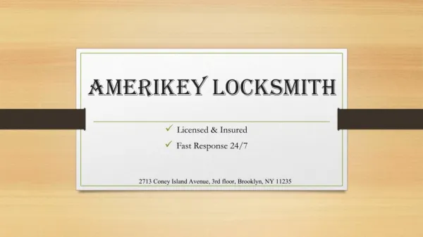 Locksmith New york