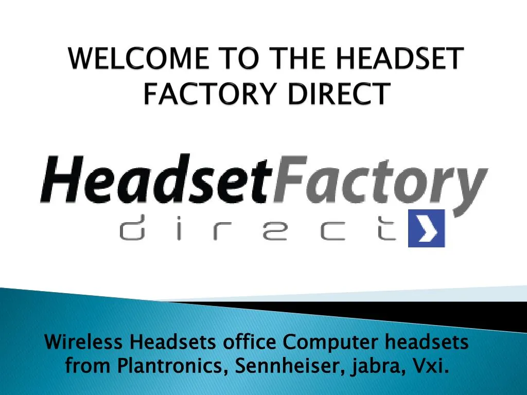 welcome to the headset factory direct
