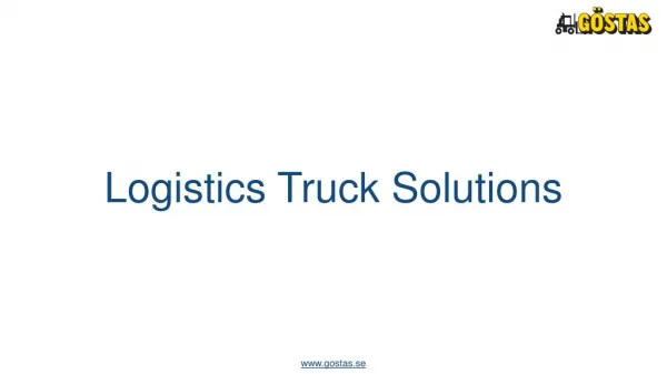 Logistics Truck Solutions