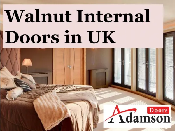 Walnut Internal Doors in UK