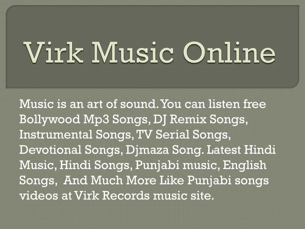 virk music online