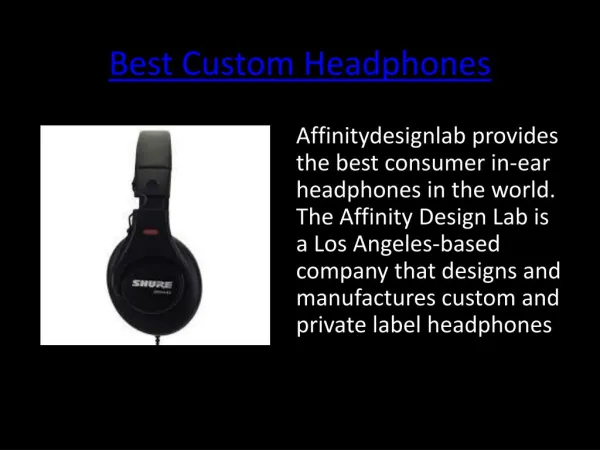 Promotional Headphones