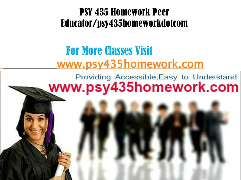 psy 435 homework peer educator psy435homeworkdotcom