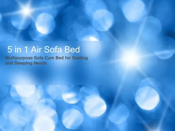 5 in 1 Air Sofa Bed-Multipurpose Air Sofa Bed for Home and Offices