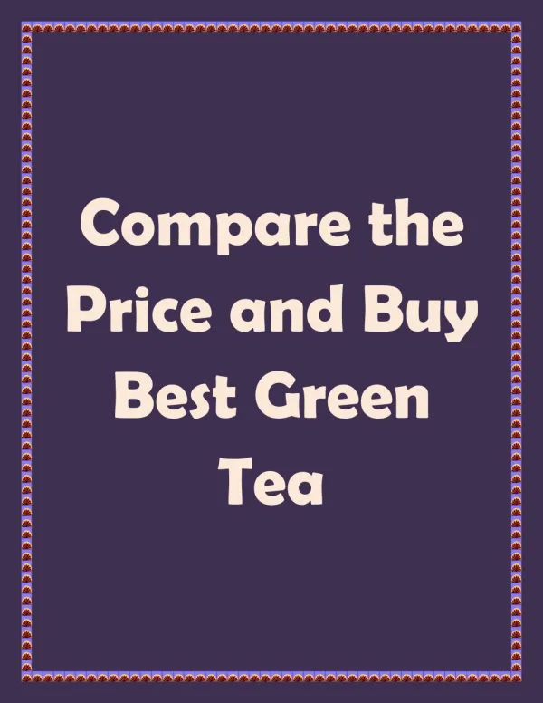 buy green tea online